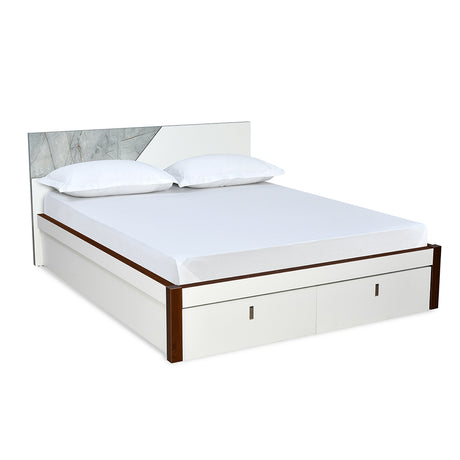 Asta Premier Bed with Hydraulic Storage (White)