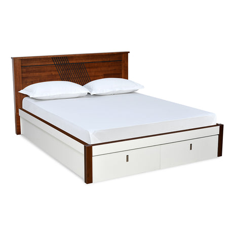 Electra Premier Bed with Hydraulic Storage (White)