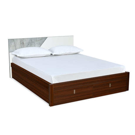 Asta Premier Bed with Hydraulic Storage (Walnut)