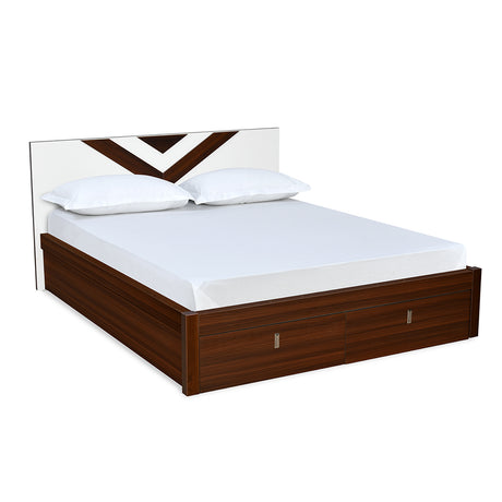 Orion Premier Bed with Hydraulic Storage (Walnut)