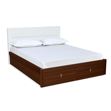 Capsule Premier Bed with Hydraulic Storage (Walnut)