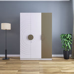 Cassini 3 Door Wardrobe With Led Light (White)