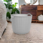 Round 32 Litre Laundry Basket (Grey)