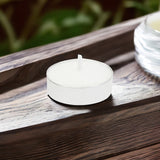 Unscented Wax Tealight Candles Pack of 20 (White)