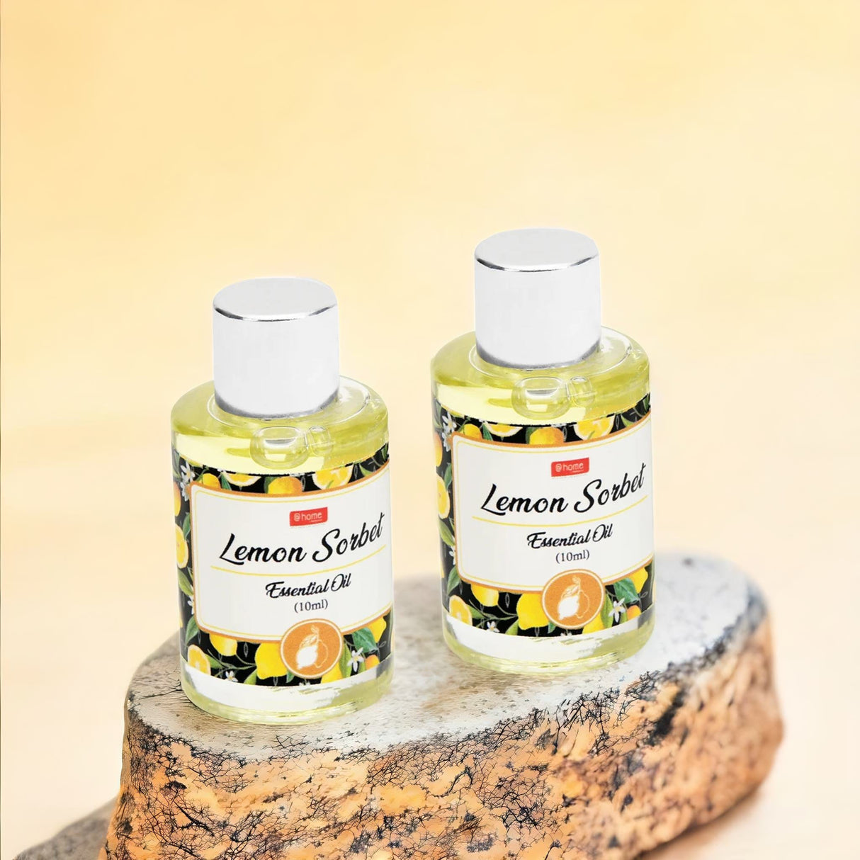 Lemon Sorbet Essential Oil Set of 2 (10 ml each, Yellow)