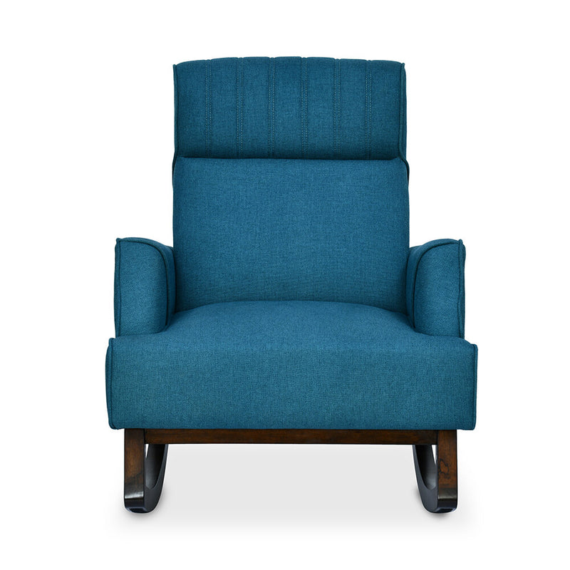 Ezio Rocking Arm Chair (Teal)