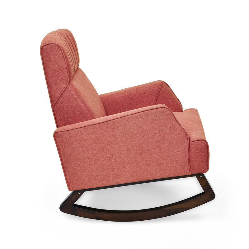 Ezio Rocking Arm Chair (Peach)