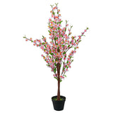 Artificial Peach Blossom Tree With Pot (Pink)