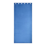 Visto Solid Blackout 7 Ft Polyester Door Curtains Set of 2 (Blue)