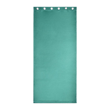 Visto Solid Blackout 5 Ft Polyester Window Curtains Set of 2 (Seagreen)