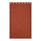 Grace Solids Opus 7 Ft Polyester Door Curtains Set Of 2 (Rust)