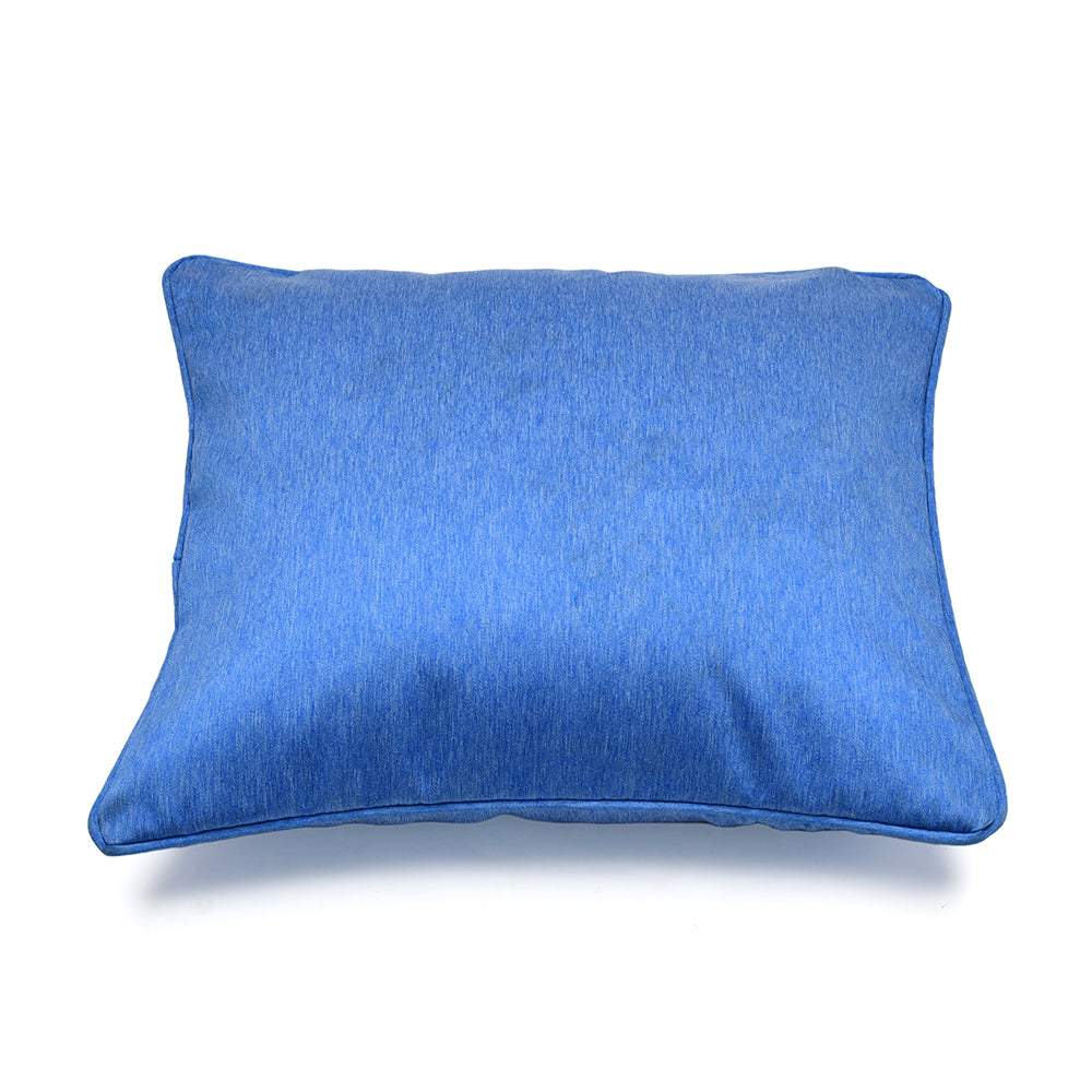 Ariana Visto Solid Polyester 16' x 16' Cushion Cover (Dark Blue)