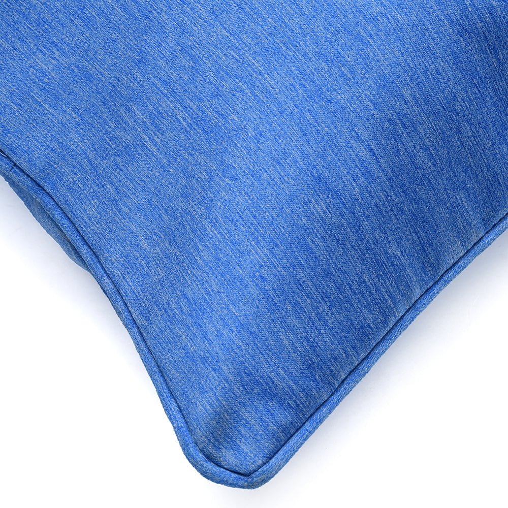 Ariana Visto Solid Polyester 16' x 16' Cushion Cover (Dark Blue)