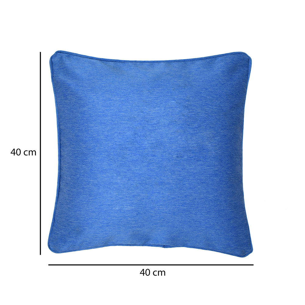 Ariana Visto Solid Polyester 16' x 16' Cushion Cover (Dark Blue)