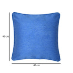 Ariana Visto Solid Polyester 16' x 16' Cushion Cover (Dark Blue)