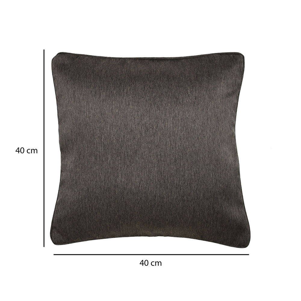 Ariana Visto Solid Polyester 16' x 16' Cushion Cover (Brown)