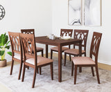 Peak 6 Seater Dining Set (Cappucino)