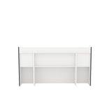 Marbito King Bed With Headboard & Box Storage (White)