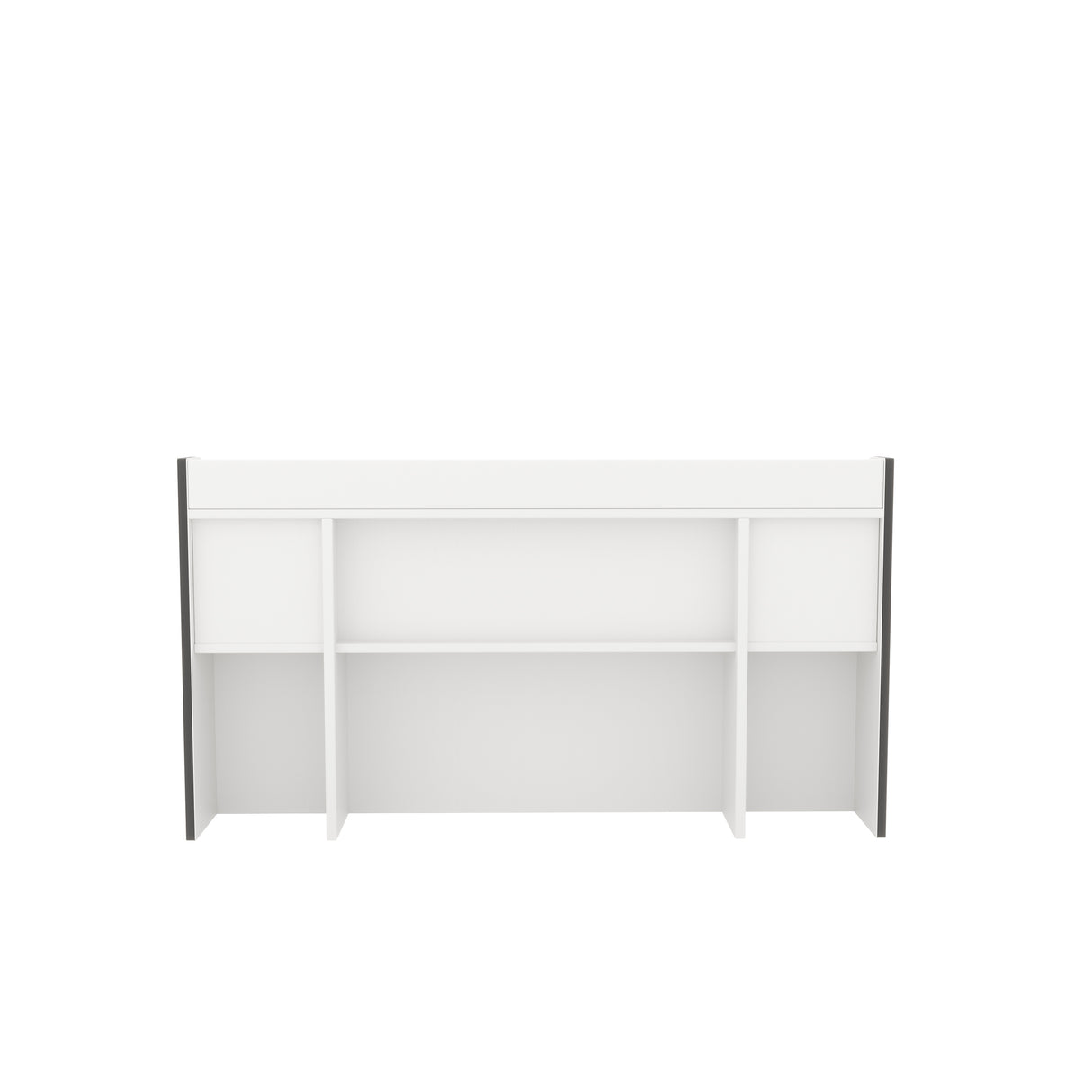 Marbito Queen Bed With Headboard & Box Storage (White)