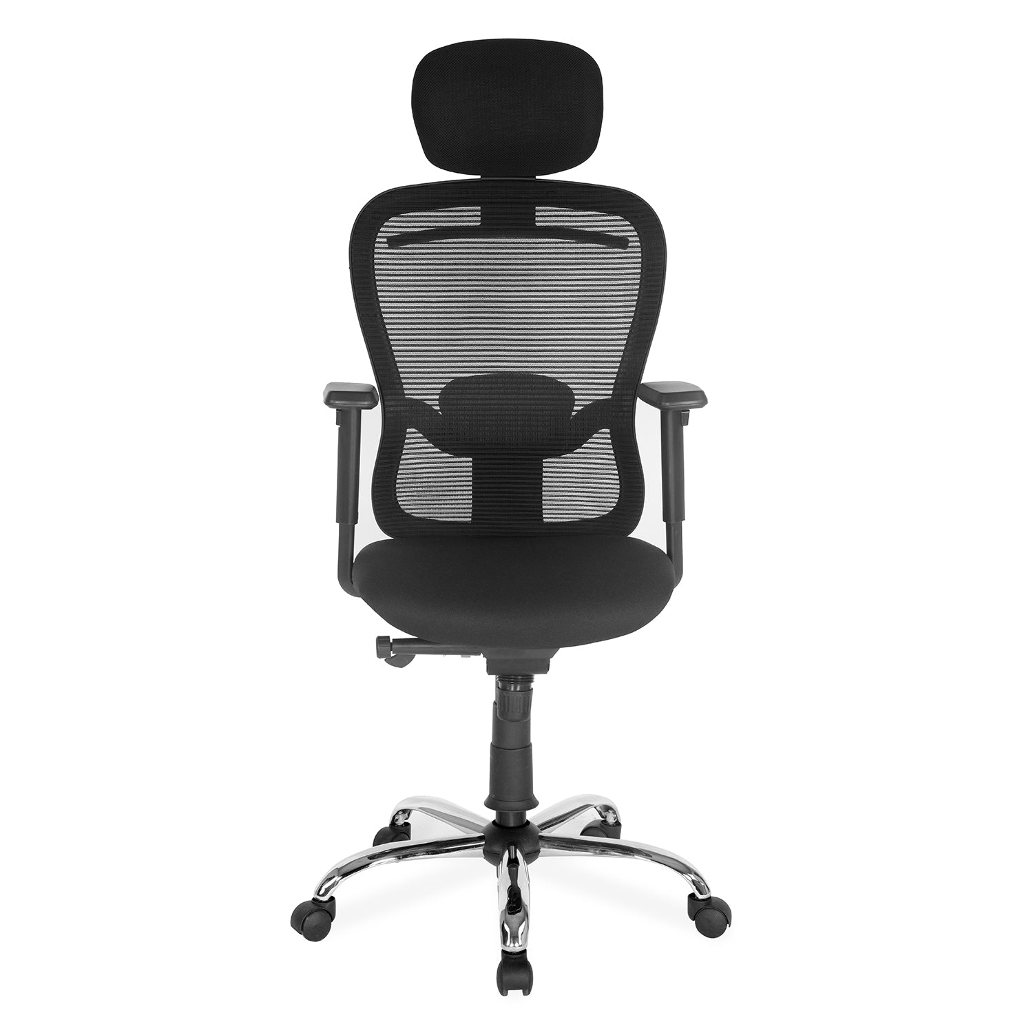 Alba High Black Mesh Chair (Black)