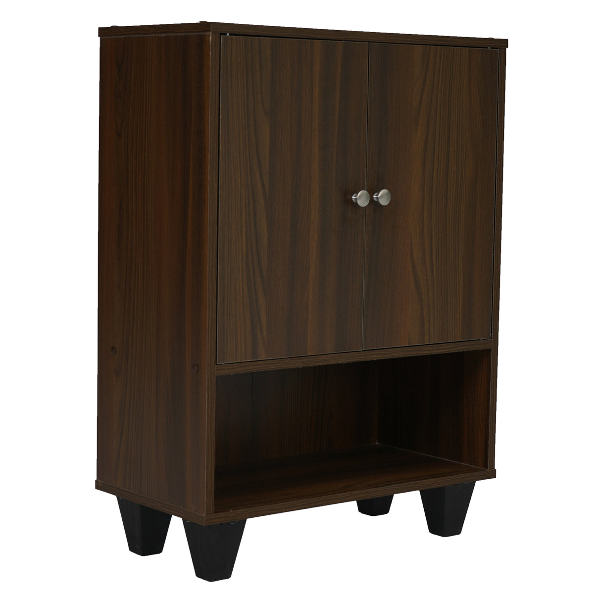 Astero Engineered Wood Shoe Cabinet (Walnut)