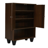 Astero Engineered Wood Shoe Cabinet (Walnut)