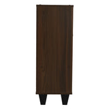 Astero Engineered Wood Shoe Cabinet (Walnut)