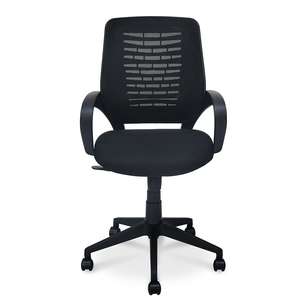 Astor Mid Back Mesh Office Chair (Black)