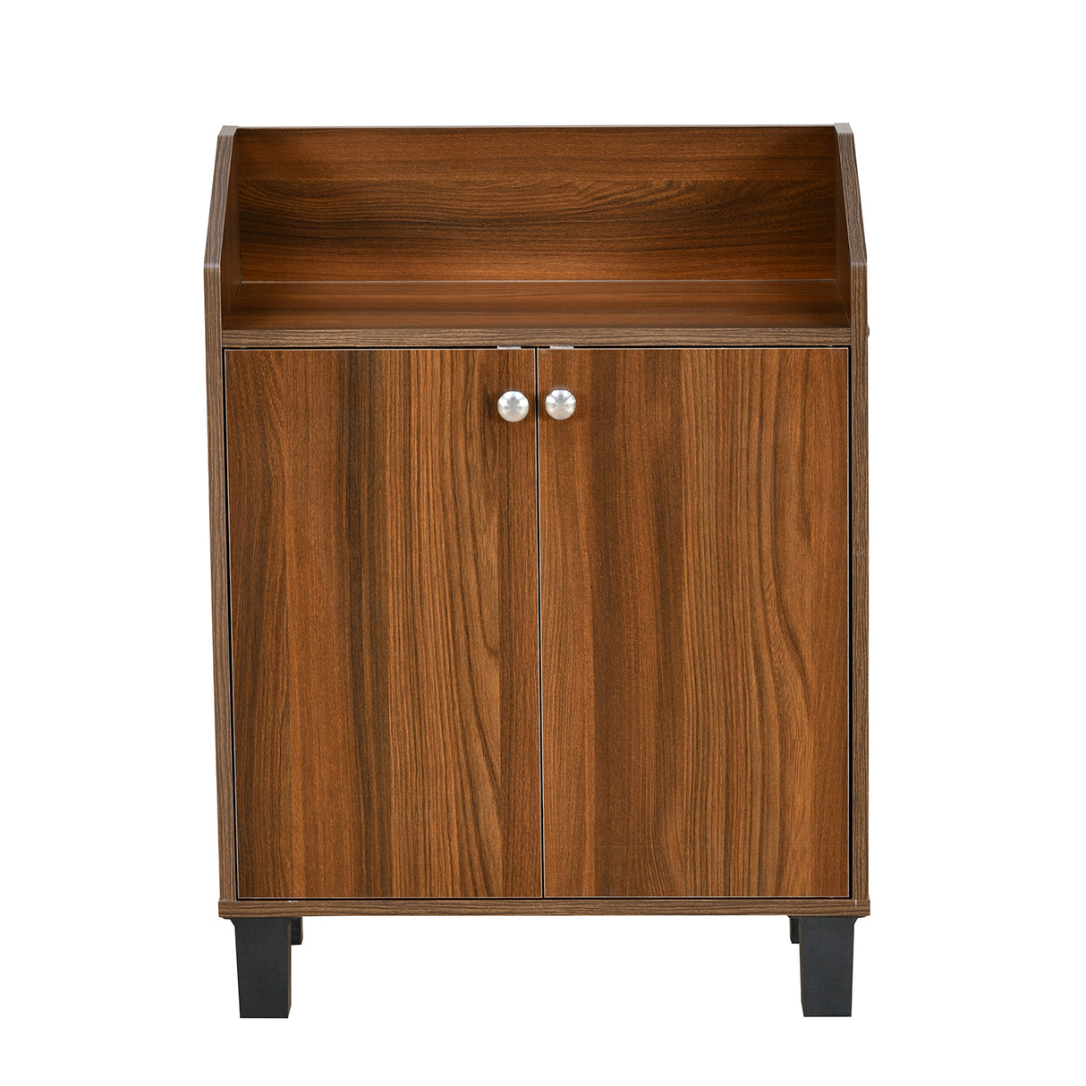 Aze Engineered Wood Shoe Cabinet (Classic Walnut)