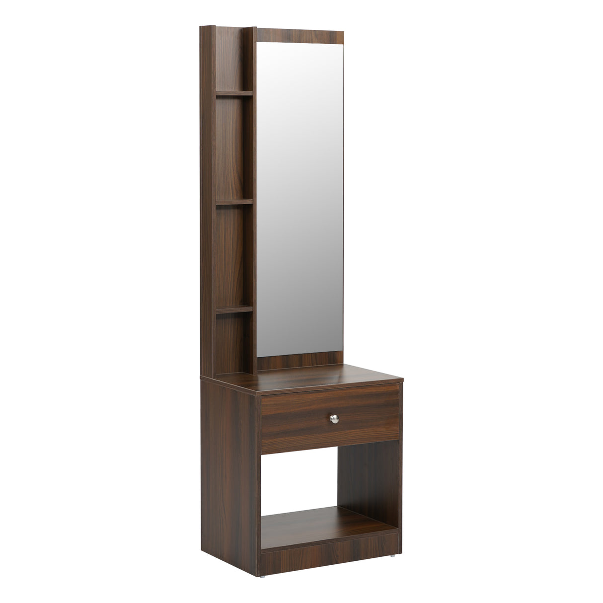 Bergen Dresser with Mirror (Classic Walnut)