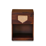 Bolivia Solid Wood Nightstand (Wenge)