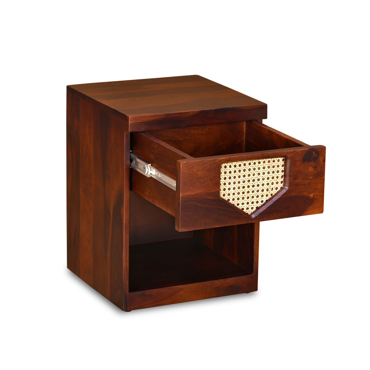 Bolivia Solid Wood Nightstand (Wenge)