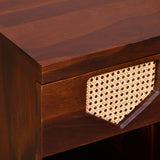 Bolivia Solid Wood Nightstand (Wenge)