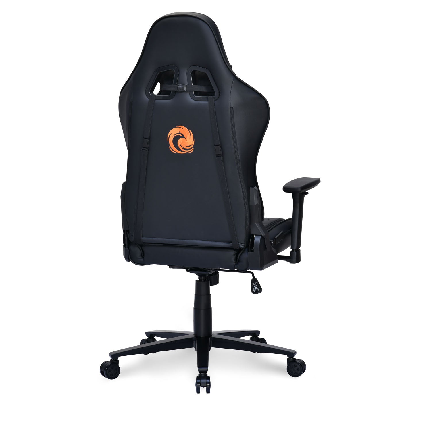 Canophy Leatherette Ergonomic Gaming Chair with Neck & Lumbar Pillow (Black)