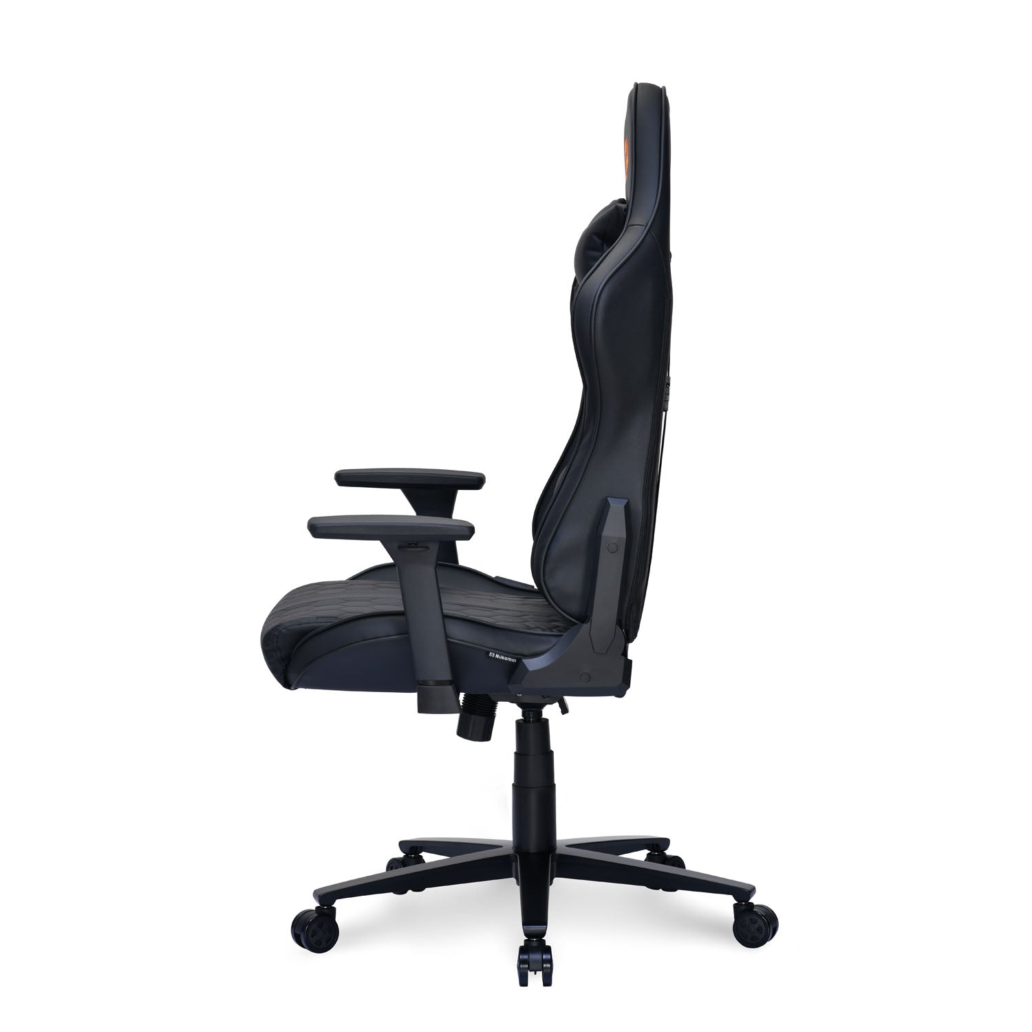 Canophy Leatherette Ergonomic Gaming Chair with Neck & Lumbar Pillow (Black)