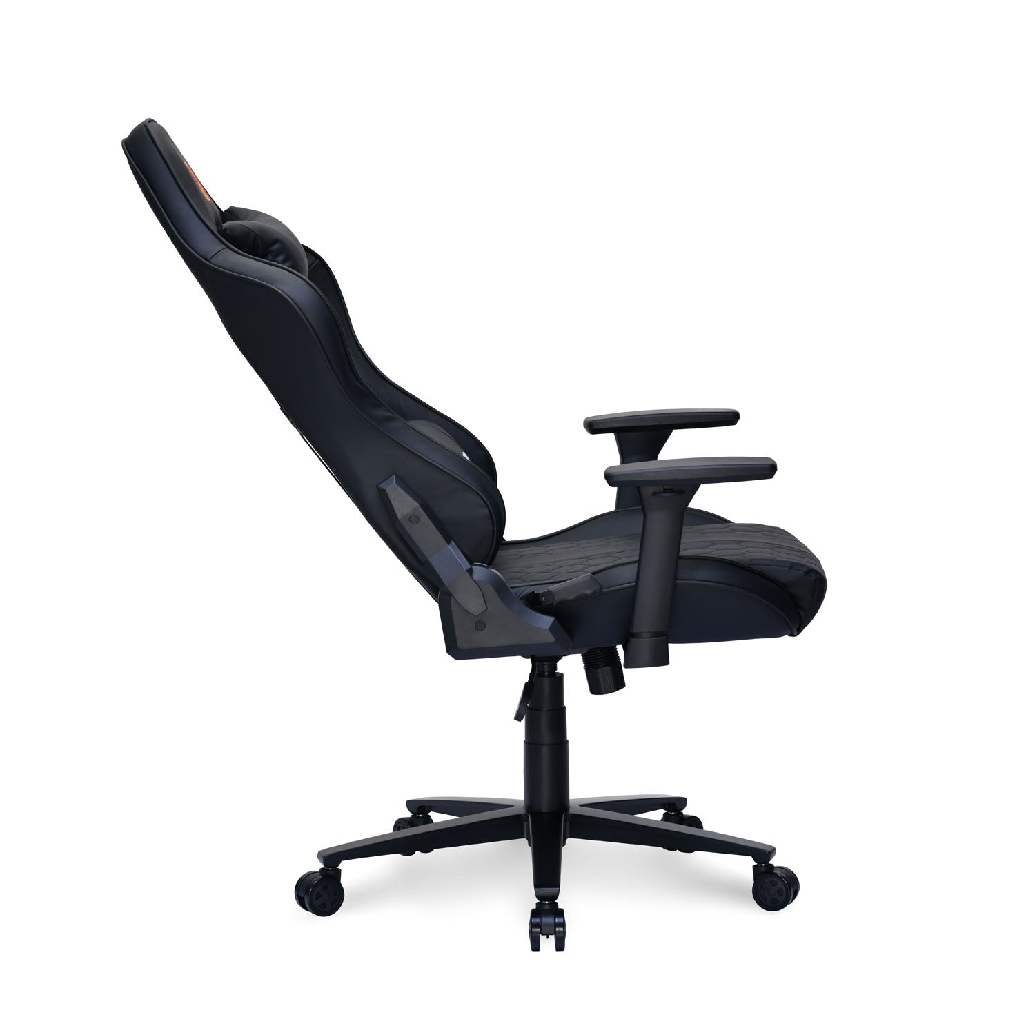 Canophy Leatherette Ergonomic Gaming Chair with Neck & Lumbar Pillow (Black)