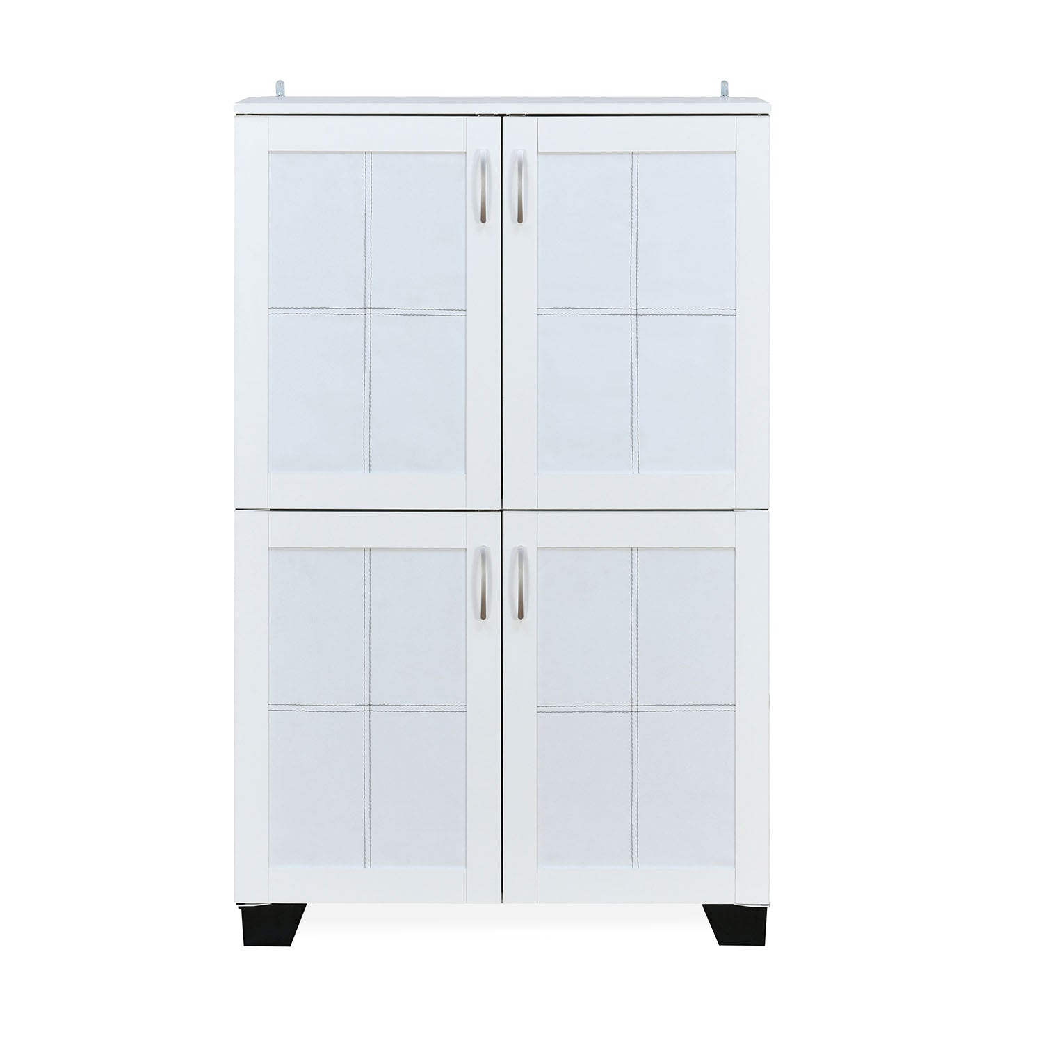 Caren Engineered Wood Big Shoe Cabinet (White)