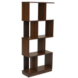 Checkers 4 Tier Book Shelf (Walnut)