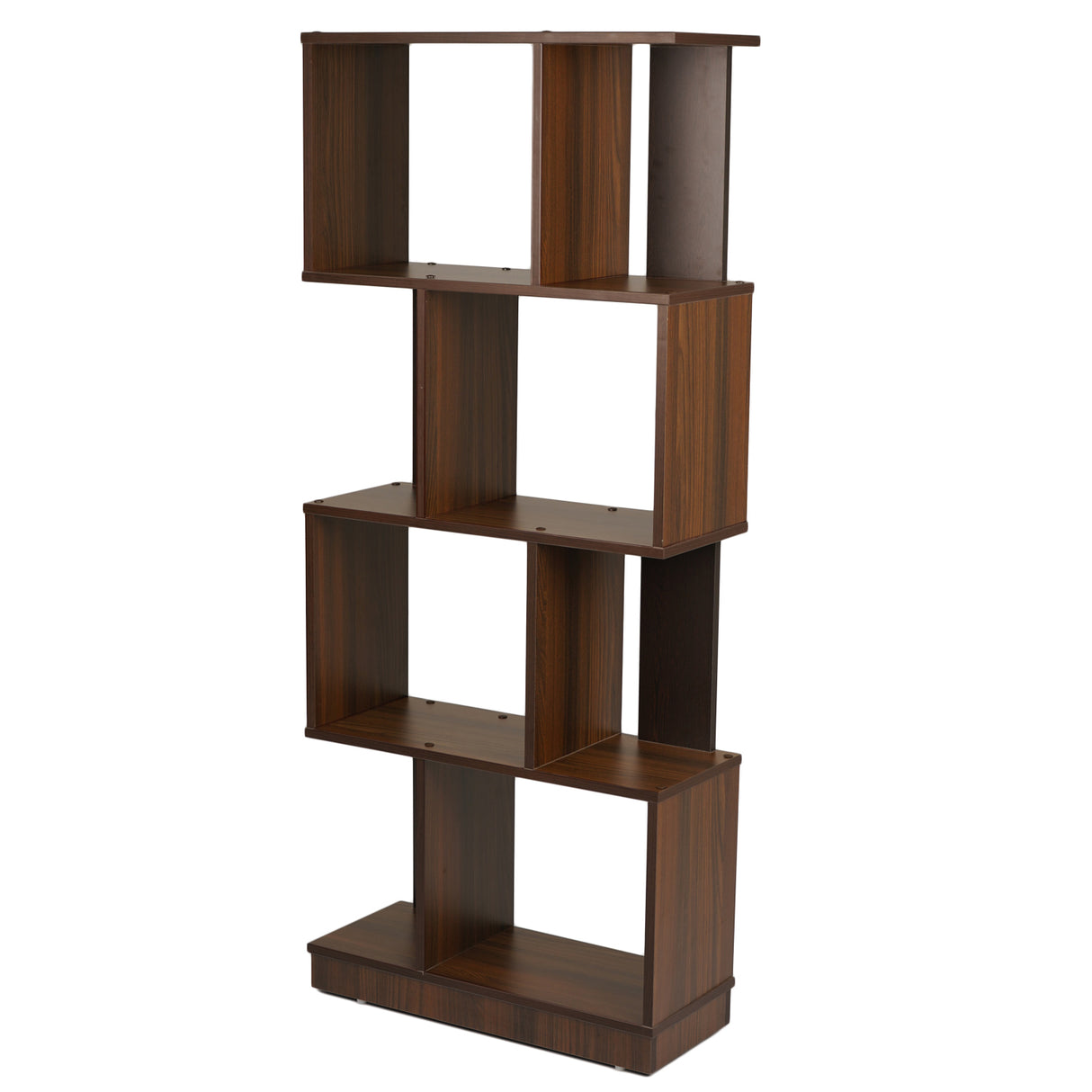 Checkers 4 Tier Book Shelf (Walnut)