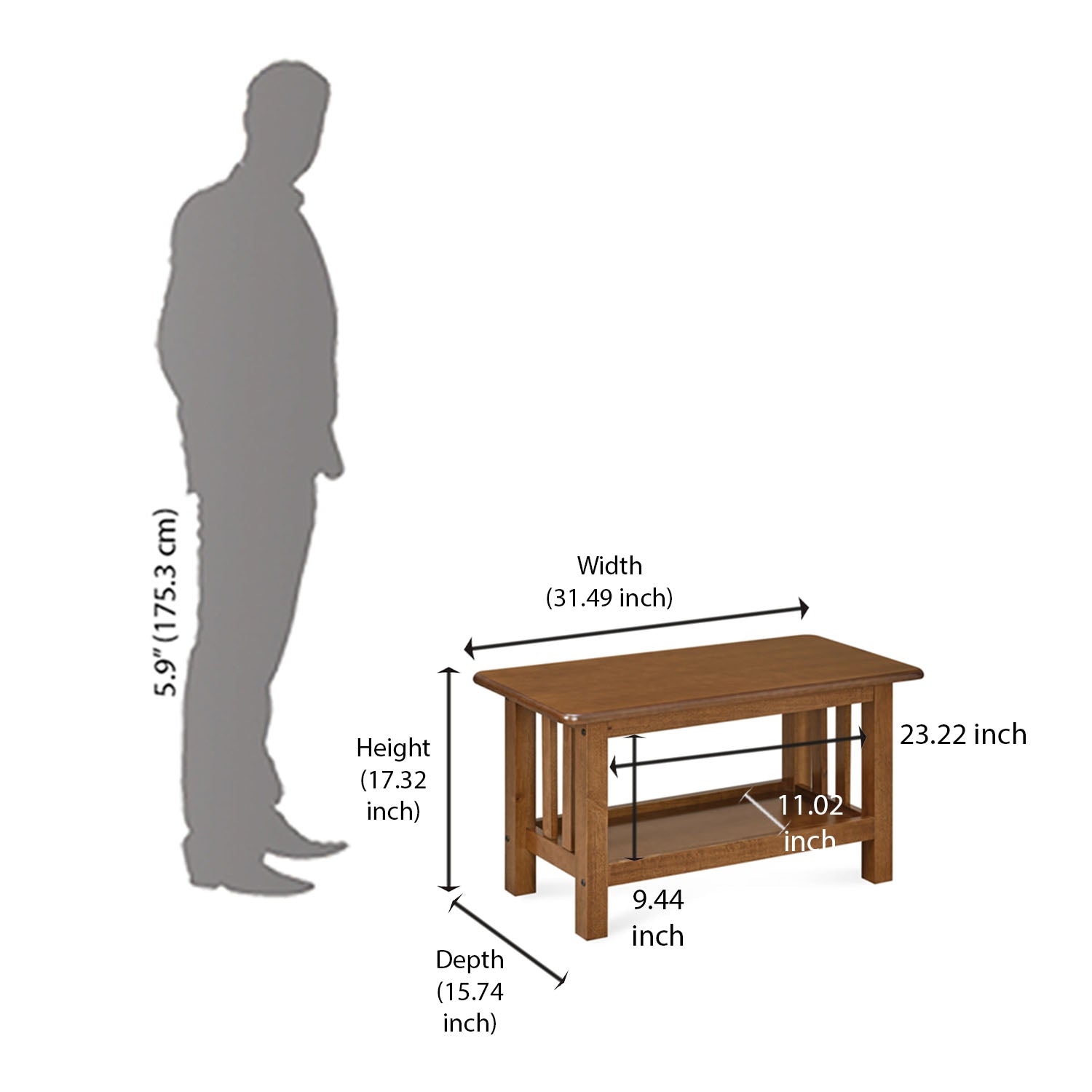 Conolly Center Table (Brown)