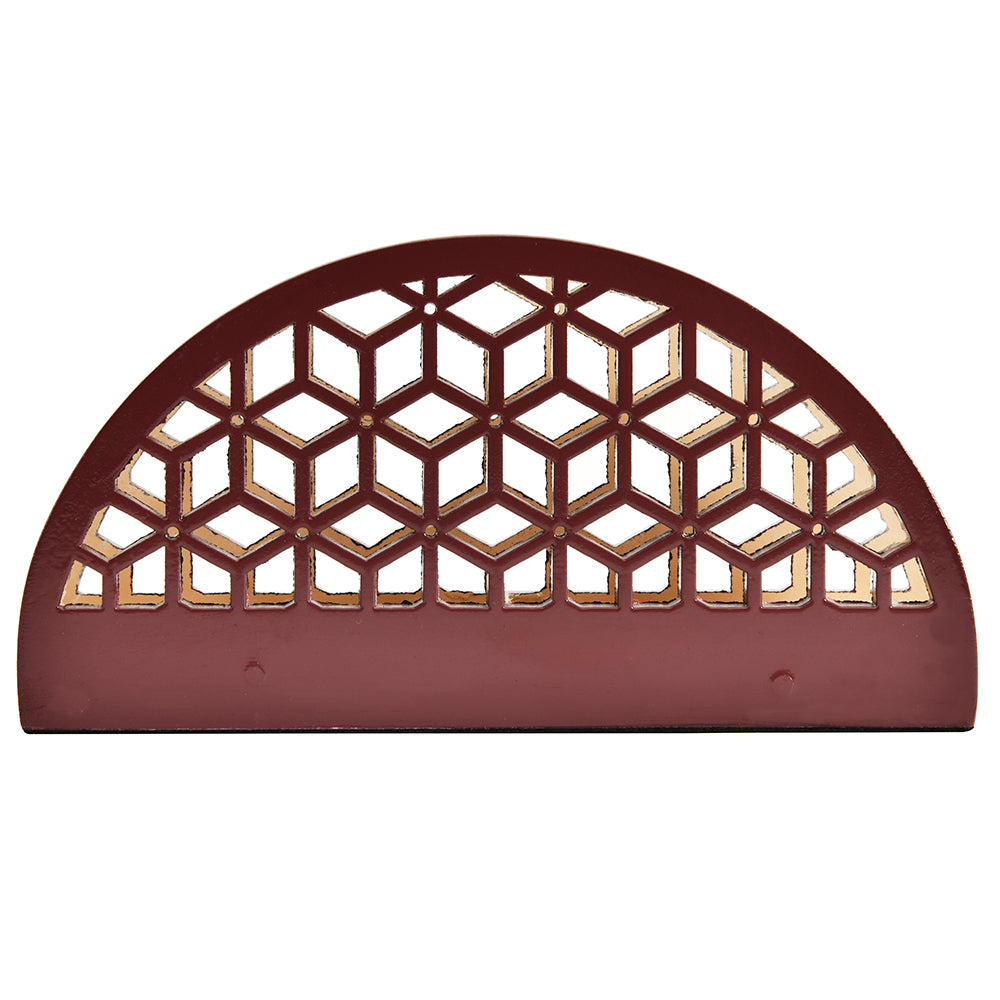 MDF Wooden Napkin Holder (Brown & Beige)