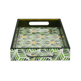 Printed MDF Serving Trays Set of 2 (Green)