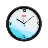 Seashore Plastic Analog Wall Clock (Seagreen & Beige)