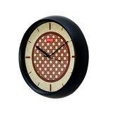 Maze Plastic Analog Wall Clock (Brown & Beige)