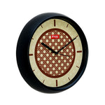 Maze Plastic Analog Wall Clock (Brown & Beige)