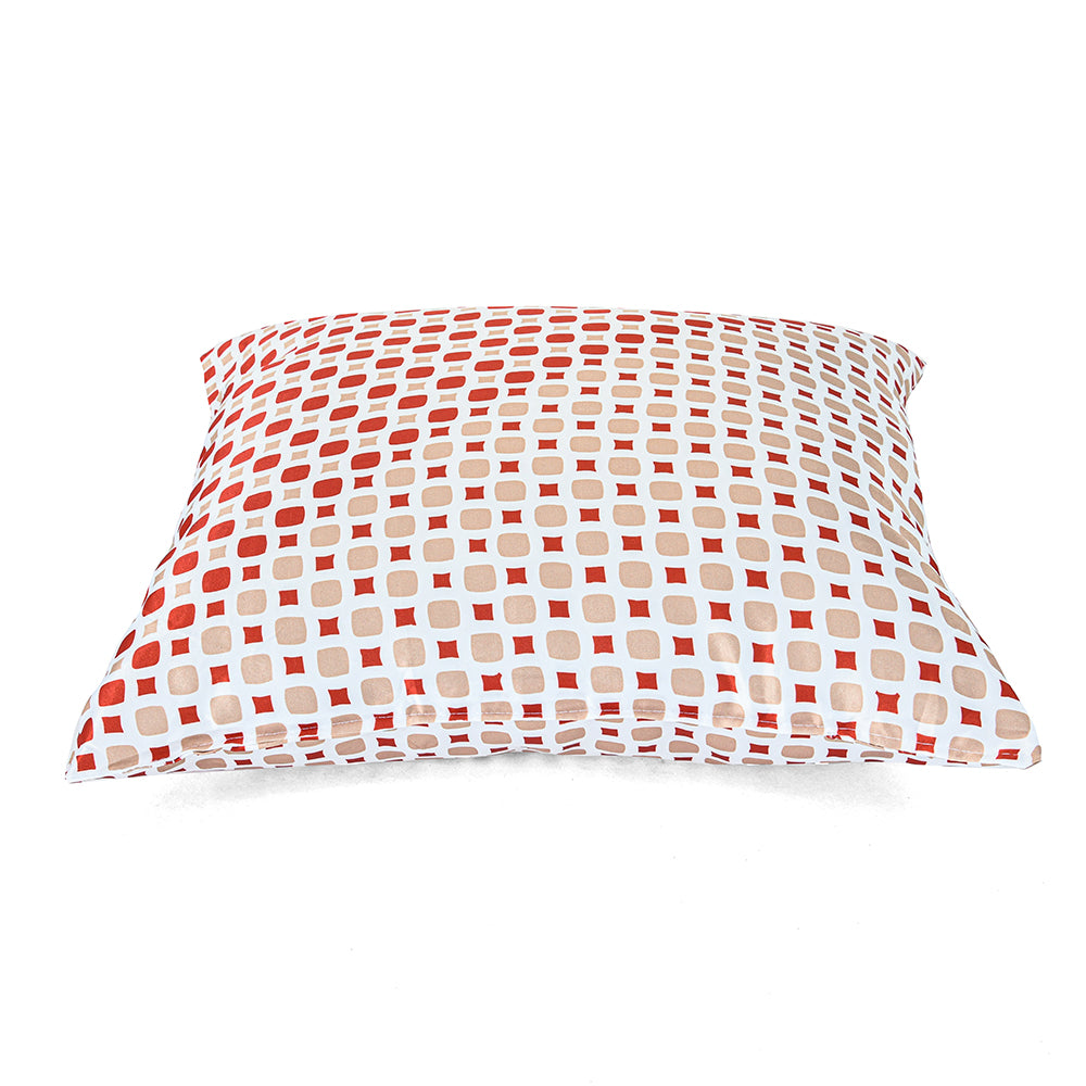 Ariel Organic Essence Polyester 16' x 16' Filled Cushion (Rust)