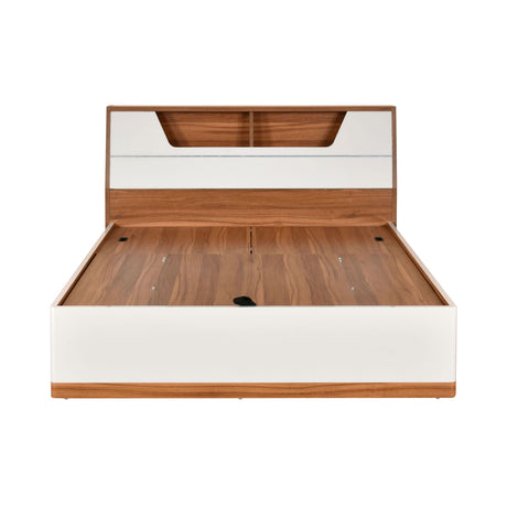 Eternal King Bed With Hydraulic Storage (Teak)