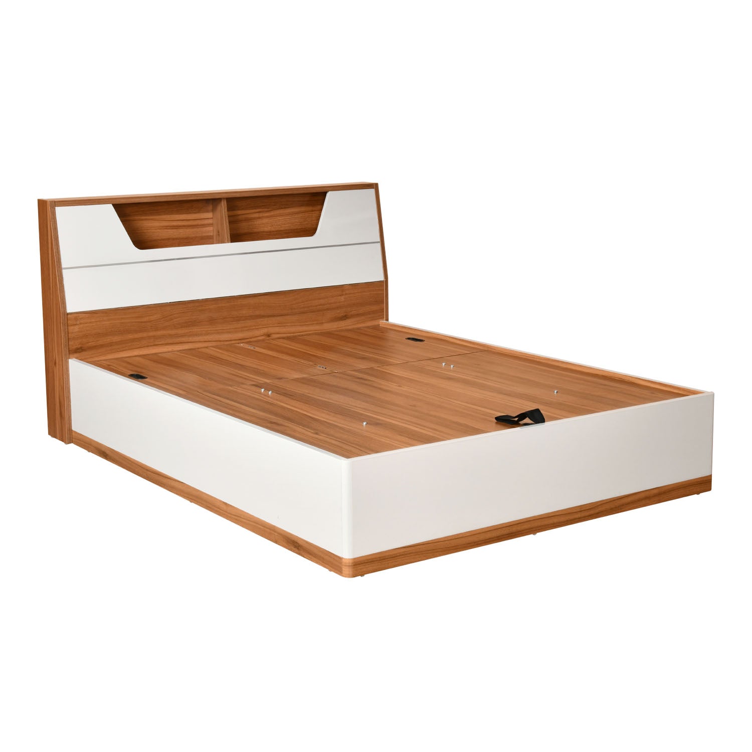 Eternal King Bed With Hydraulic Storage (Teak)