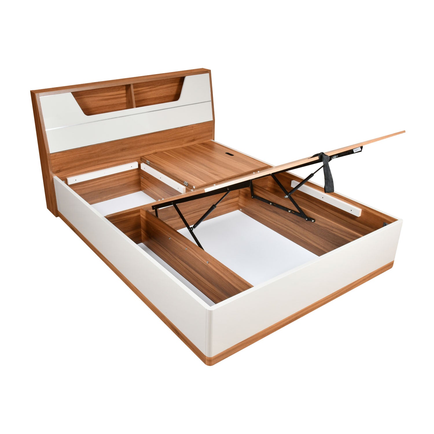 Eternal King Bed With Hydraulic Storage (Teak)