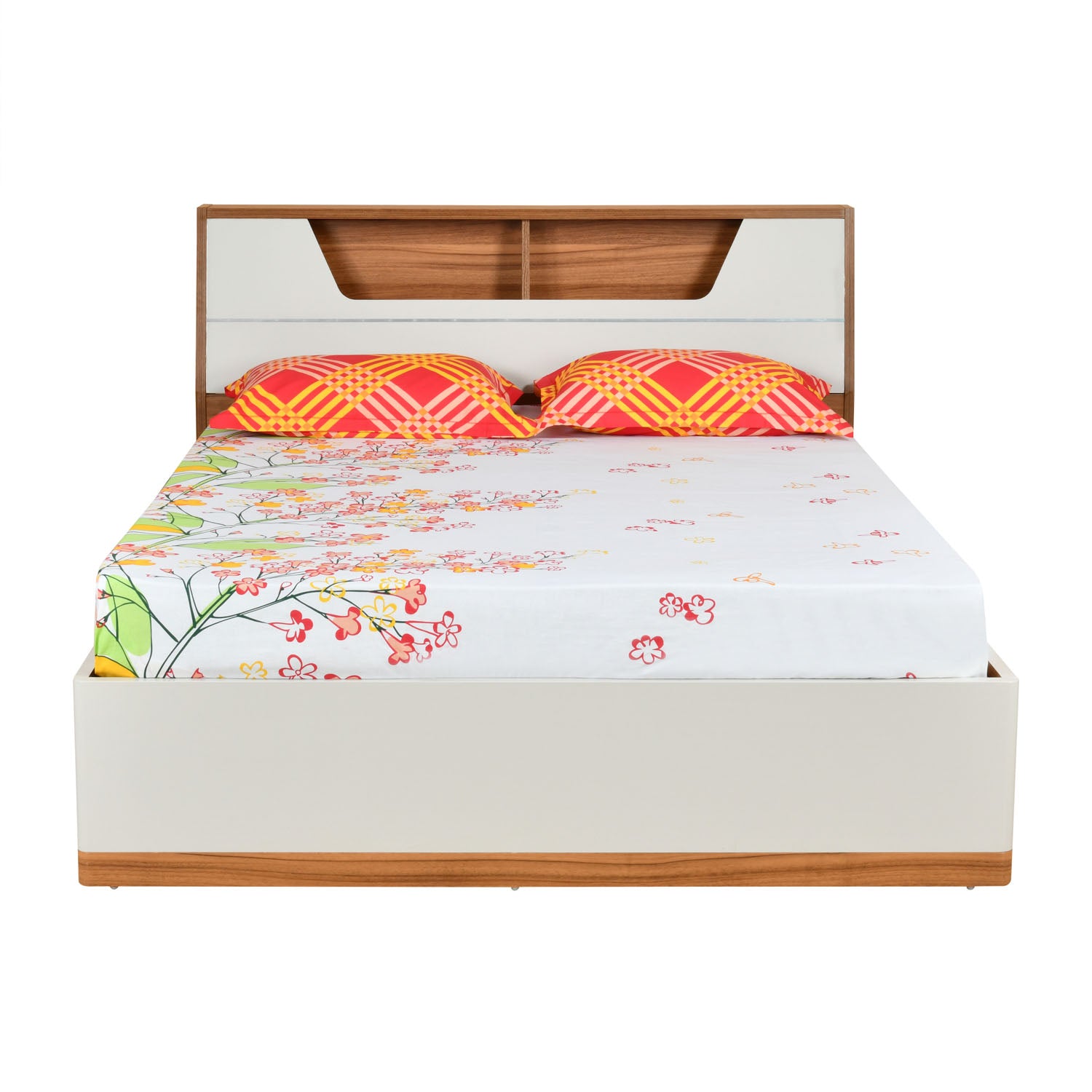 Eternal King Bed With Hydraulic Storage (Teak)